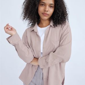 ARITZIA Wilfred Free Boyfriend Button Up Size XXS Mauve
